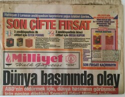 Milliyet Halk Gazetesi 5 Aralık 1993 - Enflasyon Başkaldırdı , Dünya Basınında Olay GZ16203 - 1