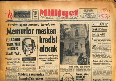 Milliyet Halk Gazetesi 5 Ekim 1970 - Bolivyada Sağcı Bir Darbe Teşebbüsü Oldu GZ86456 - 1