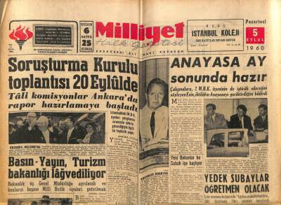 Milliyet Halk Gazetesi 5 Eylül 1960 - Kongodaki Çarpışmalarda Dün 1000 Kişi Öldürüldü GZ81176 - 1