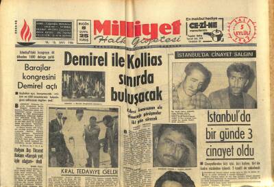 Milliyet Halk Gazetesi 5 Eylül 1967 - Mareşal Amr Harb Divanına Veriliyor GZ88588 - 1