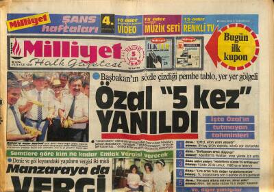 Milliyet Halk Gazetesi 5 Eylül 1985 - Saltık , Bern Büyükelçisi GZ83715 - 1