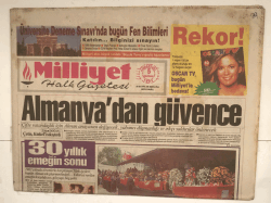 Milliyet Halk Gazetesi 5 Haziran 1993 - İstanbul Bomba Üstünde GZ5122 - 2