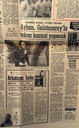 Milliyet Halk Gazetesi 5 Mart 1965 - Ayhan , Galatasarayla Tekrar Kontrat Yapacak - Ürgüplü Kabinesi Güven Oyu Aldı GZ121638 - 2