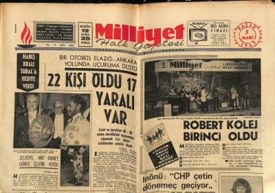 Milliyet Halk Gazetesi 5 Mart 1967 - Elizabeth Taylor Yeni Bir Zafere Hazırlanıyor GZ88524 - 1