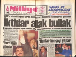 Milliyet Halk Gazetesi 5 Mart 1991 - Saddam Baloda - ANAP'ta Neler Olacak ? GZ157864 - Gökçekoleksiyon