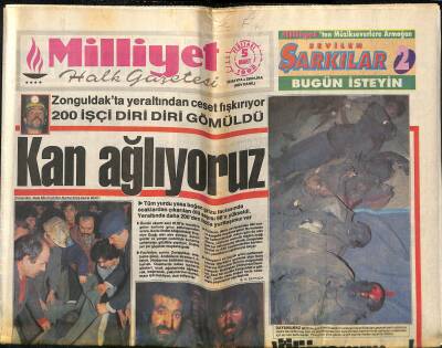 Milliyet Halk Gazetesi 5 Mart 1992 - İSKİye 54 Milyarlık Tehdit GZ118812 - 1