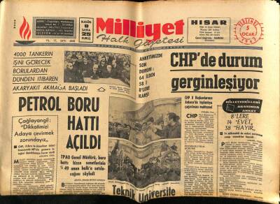 Milliyet Halk Gazetesi 5 Ocak 1967 - Cezayirli Lider Hızır Öldürüldü GZ74443 - 1
