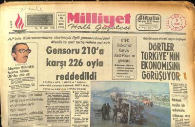 Milliyet Halk Gazetesi 5 Ocak 1979 - KTFD Bakanlar Kurulu ABD Planını Görüştü GZ86656 - 1