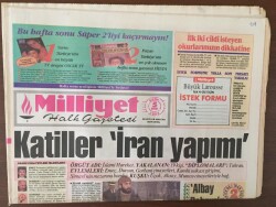Milliyet Halk Gazetesi 5 Şubat 1993 - Baykal Sol Partilere Mutlaka Birleşmeliyiz Diyor GZ6941 - 1