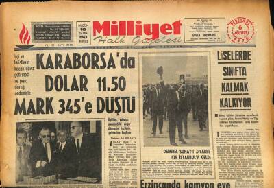 Milliyet Halk Gazetesi 6 Ağustos 1970 - Demirelin Gideceği Yeni Gedizde Yollar Asfaltlandı GZ86976 - 1