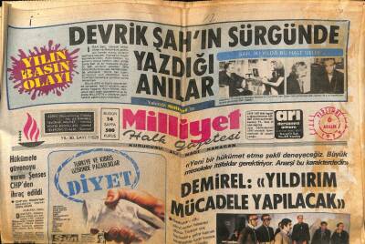 Milliyet Halk Gazetesi 6 Aralık 1979 - Devrik Şahın Sürgünde Yazdığı Anılar GZ67902 - 2