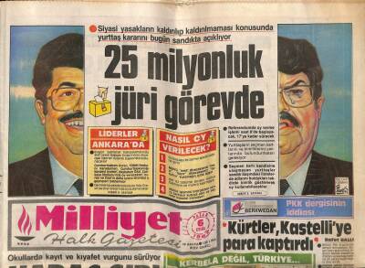 Milliyet Halk Gazetesi 6 Eylül 1987 - Türk - Sovyet Dostluk Gösterisi GZ76665 - 1