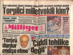 Milliyet Halk Gazetesi 6 Nisan 1990 - Kokain Soruşturmasında Aranan Sedef Bozok , Bunalımda Ben Masumum GZ69791 - 1