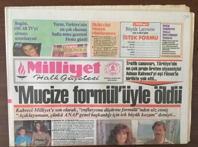 Milliyet Halk Gazetesi 6 Şubat 1993 -Uyuşturucuda Pkkya Rüşvet GZ6940 - 1