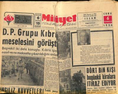 Milliyet Halk Gazetesi 6 Temmuz 1956 - Linda Montez İstanbuldan Firar Etti - Bu Yıl 15 Şeker Fabrikası Faaliyete Geçiyor GZ118262 - 1