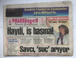 Milliyet Halk Gazetesi 6 Temmuz 1993 - Denktaş Görüşmeden Çekildi GZ7088 - 2