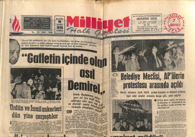 Milliyet Halk Gazetesi 7 Ağustos 1968 - Kürtler Sofyada Propaganda Yaptı GZ70465 - 2