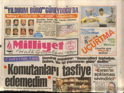 Milliyet Halk Gazetesi 7 Ağustos 1989 - Seyyal Tanerden İlginç Açıklama Arabesk , Hafif Müziği Boğdu GZ87602 - 1