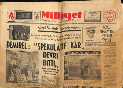 Milliyet Halk Gazetesi 7 Aralık 1965 - Ürgüplü Oğlunun Nikahı İçin Dün Parise Gitti GZ79174 - 1