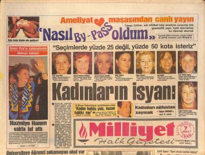 Milliyet Halk Gazetesi 7 Aralık 1989 - Sovyetlerde de Komünist Partinin Üstünlüğü Tartışması - Özal , 18 Kilo Zayıfladı GZ126278 - 1