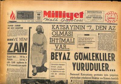 Milliyet Halk Gazetesi 7 Haziran 1970 - Orhan Kemal Bugün Toprağa Veriliyor GZ86970 - 1
