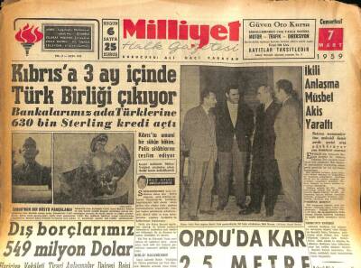 Milliyet Halk Gazetesi 7 Mart 1959 - Japonya Kredi İle 1000 Otobüs Teklif Ediyor GZ86092 - 1