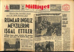 Milliyet Halk Gazetesi 7 Mart 1965 - Moskovada Nümayişler - Gönül Yazar Şiddetli Bir Soğuk Algınlığına Yakalandığı İçin Geçici Olarak Sesini Kaybetti GZ121640 - 1