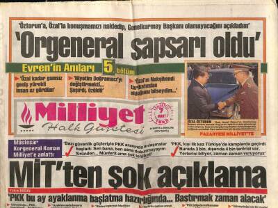 Milliyet Halk Gazetesi 7 Mart 1992 - 70 Azeri Kadın Kurşuna Dizildi GZ83465 - 1