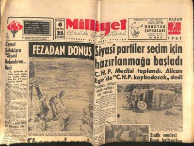 Milliyet Halk Gazetesi 7 Mayıs 1961 - Ölümle Pençeleşen Büyük Aktör Gary Cooperın Tek Arzusu Ressam Olmaktı GZ77604 - 1