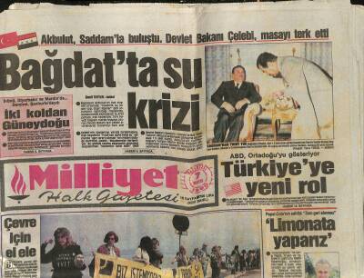 Milliyet Halk Gazetesi 7 Mayıs 1990 - Pepsi-Colanın Sahibi Zam Geri Alınmaz - Bağdatta Su Krizi GZ122884 - 1