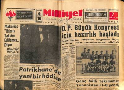 Milliyet Halk Gazetesi 7 Nisan 1958 - Çanakkale Müzesi İçin Yer Bulundu GZ74558 - 1