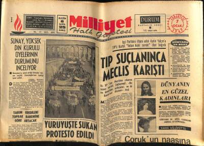 Milliyet Halk Gazetesi 7 Ocak 1967 - Çorukun Naaşına Otopsi Yapıldı GZ74445 - 1