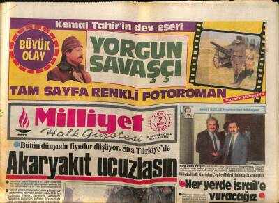 Milliyet Halk Gazetesi 7 Şubat 1986 - Güngör Bayraktan Esinlendi GZ83729 - 1