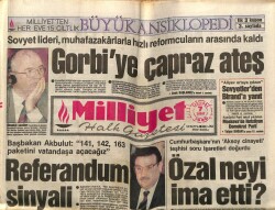 Milliyet Halk Gazetesi 7 Şubat 1990 - Sovyet Lideri , Muhafazakarlarla Hızlı Reformcuların Arasında Kaldı GZ62739 - 1