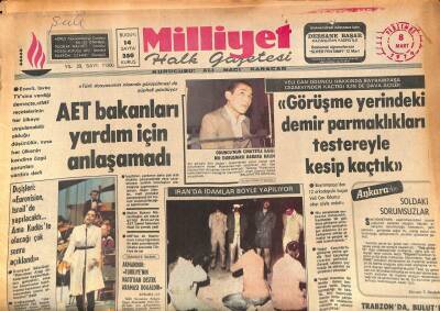 Milliyet Halk Gazetesi 8 Mart 1979 - AET Başkanları Yardım İçin Anlaşamadı GZ86003 - 1