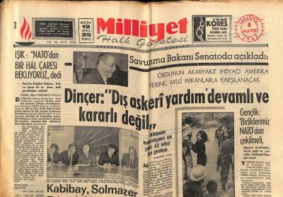 Milliyet Halk Gazetesi 8 Mayıs 1965 - Bayarın Tahliyesi 6 Ay Daha Uzatıldı GZ80985 - 1