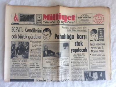 Milliyet Halk Gazetesi 8 Mayıs 1967 - Türk - Polonya Ortak Bildirisi Yayınlandı GZ73667 - 1