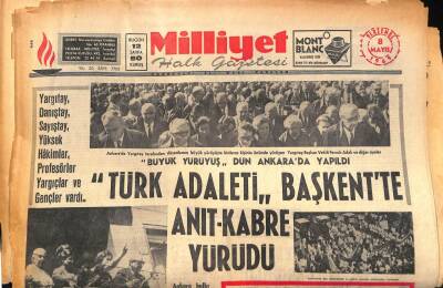 Milliyet Halk Gazetesi 8 Mayıs 1969 - Kırım Türklerini Savunan Bir Rus Generali Tutuklandı GZ85785 - 1
