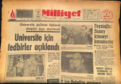 Milliyet Halk Gazetesi 8 Ocak 1971 - 3 Jet Uçağı Havada Çarpıştı , 3 Pilot Öldü GZ86500 - 1