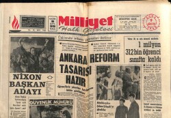 Milliyet Halk Gazetesi 9 Ağustos 1968 - 5000 Fırın İşçisi Grev Kararı Aldı GZ70466 - 1
