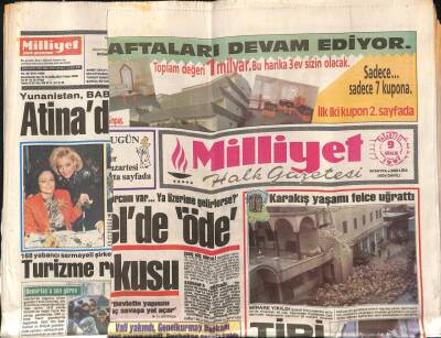 Milliyet Halk Gazetesi 9 Aralık 1991 - ANAPın KOİ Başkanı Bile Haksız Ödemeye Karşı Çıktı GZ83996 - 1