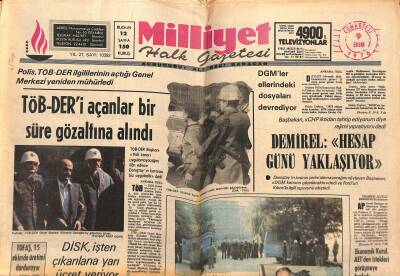 Milliyet Halk Gazetesi 9 Ekim 1976 - Galatasaray Mühendislikte Yine Bir Patlama Oldu - TOFAŞ , 15 Ekimde Üretimi Durduruyor GZ118798 - 1