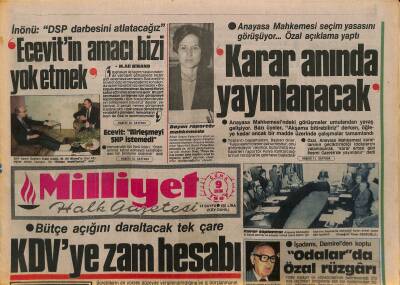 Milliyet Halk Gazetesi 9 Ekim 1987 - Türkan Şoray Ve Şener Şen En İyi Oyuncu Seçildi - Eskişehir , Altay Maçına Hazır... GZ126030 - 1