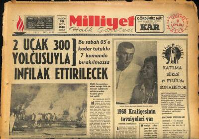 Milliyet Halk Gazetesi 9 Eylül 1970 - İngilz TVsi Atatürkü 45 Dakika Gösterdi GZ85967 - 1