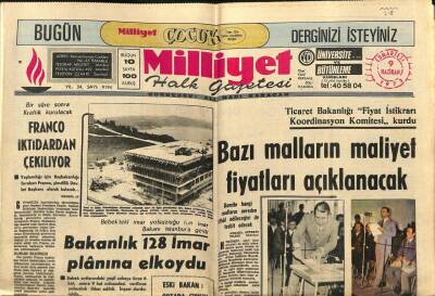 Milliyet Halk Gazetesi 9 Haziran 1973 - Altın Portakal ı Hülya Koçyiğit Ve Tarık Akan Aldı GZ79110 - 1