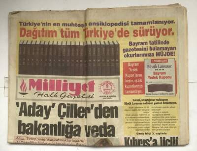 Milliyet Halk Gazetesi 9 Haziran 1993 - Doğan Holding Halka Açıldı GZ5990 - 1