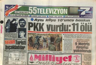Milliyet Halk Gazetesi 9 Mayıs 1988 - Fransada Maskeliler Le Pencilere Saldırdı GZ105235 - 1