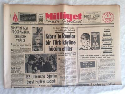 Milliyet Halk Gazetesi 9 Nisan 1967 - Şadi Alkılıç İçin Wilsona Başvurdu GZ73722 - 1