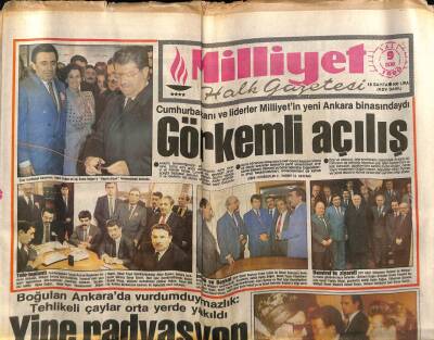 Milliyet Halk Gazetesi 9 Ocak 1990 - Yüksel Menderesin Yakın Dostu Huzurevinde GZ76676 - 1
