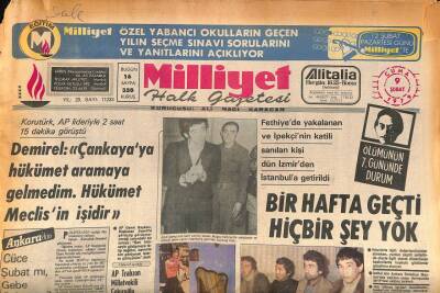 Milliyet Halk Gazetesi 9 Şubat 1979 - Demirel Çankayaya Hükümet Aramaya Gelmedim . Hükümet Meclisin İşidir GZ85852 - 1